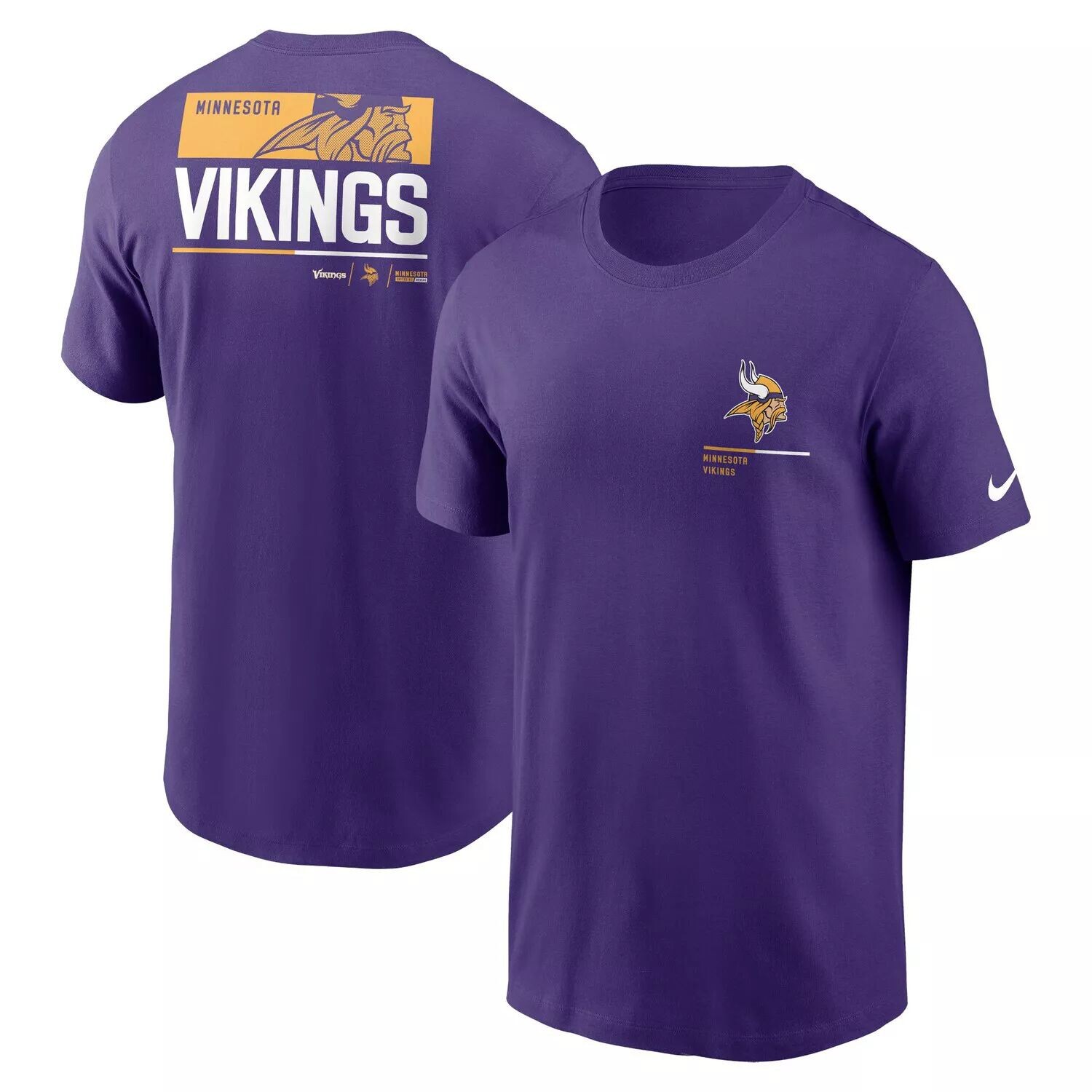 

Мужская фиолетовая футболка Minnesota Vikings Team Incline Nike, Фиолетовый, Мужская фиолетовая футболка Minnesota Vikings Team Incline Nike