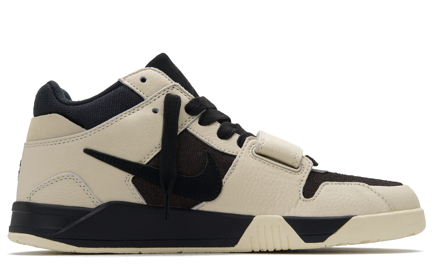 Jordan Кроссовки Travis Scott x Jumpman Jack TR Mid Top Vintage Basketball Shoes Unisex Mocha — фото 4
