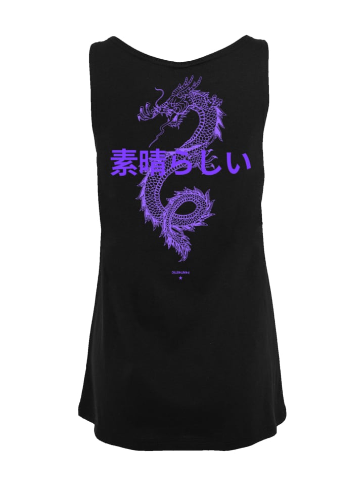 

Женская майка Dragon Japan черного цвета F4NT4STIC