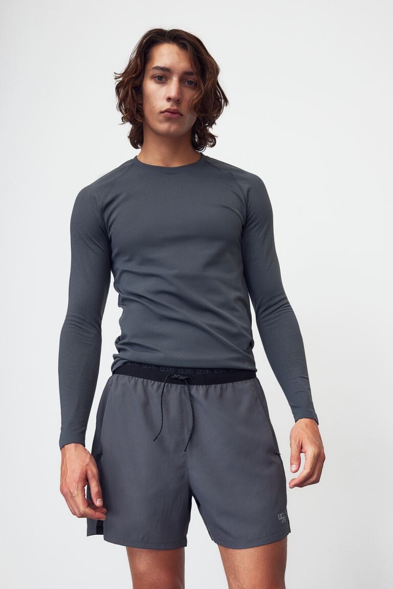 

Шорты для бега Drymove H&M, серый