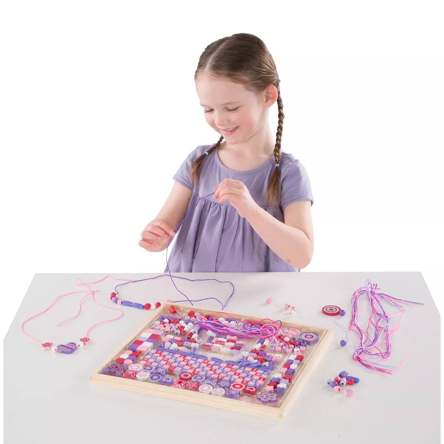 Коллекция Melissa & Doug Deluxe — набор деревянных бус Melissa & Doug