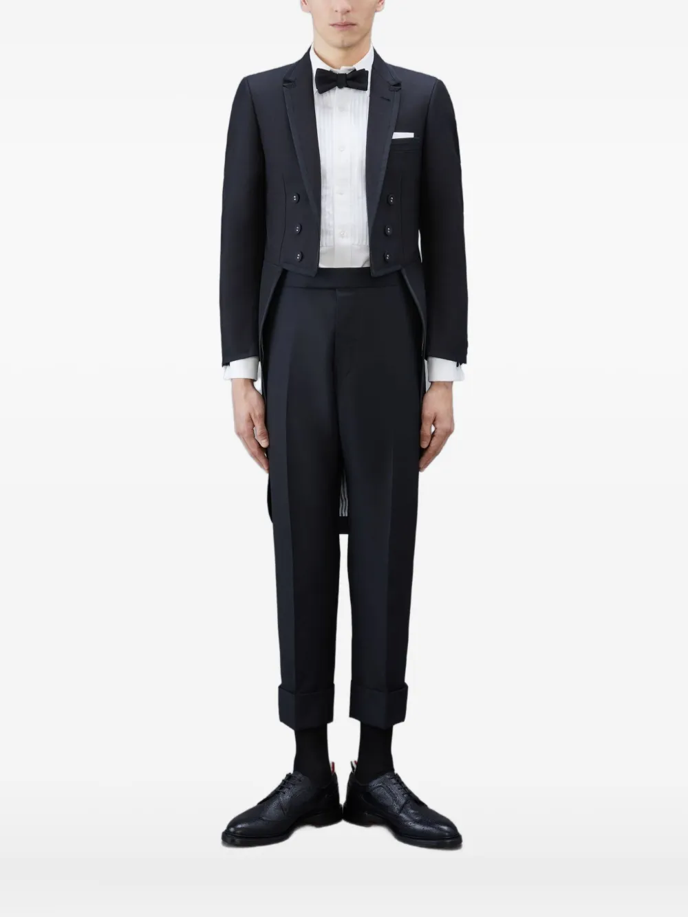 

Шерстяной жакет THOM BROWNE, черный
