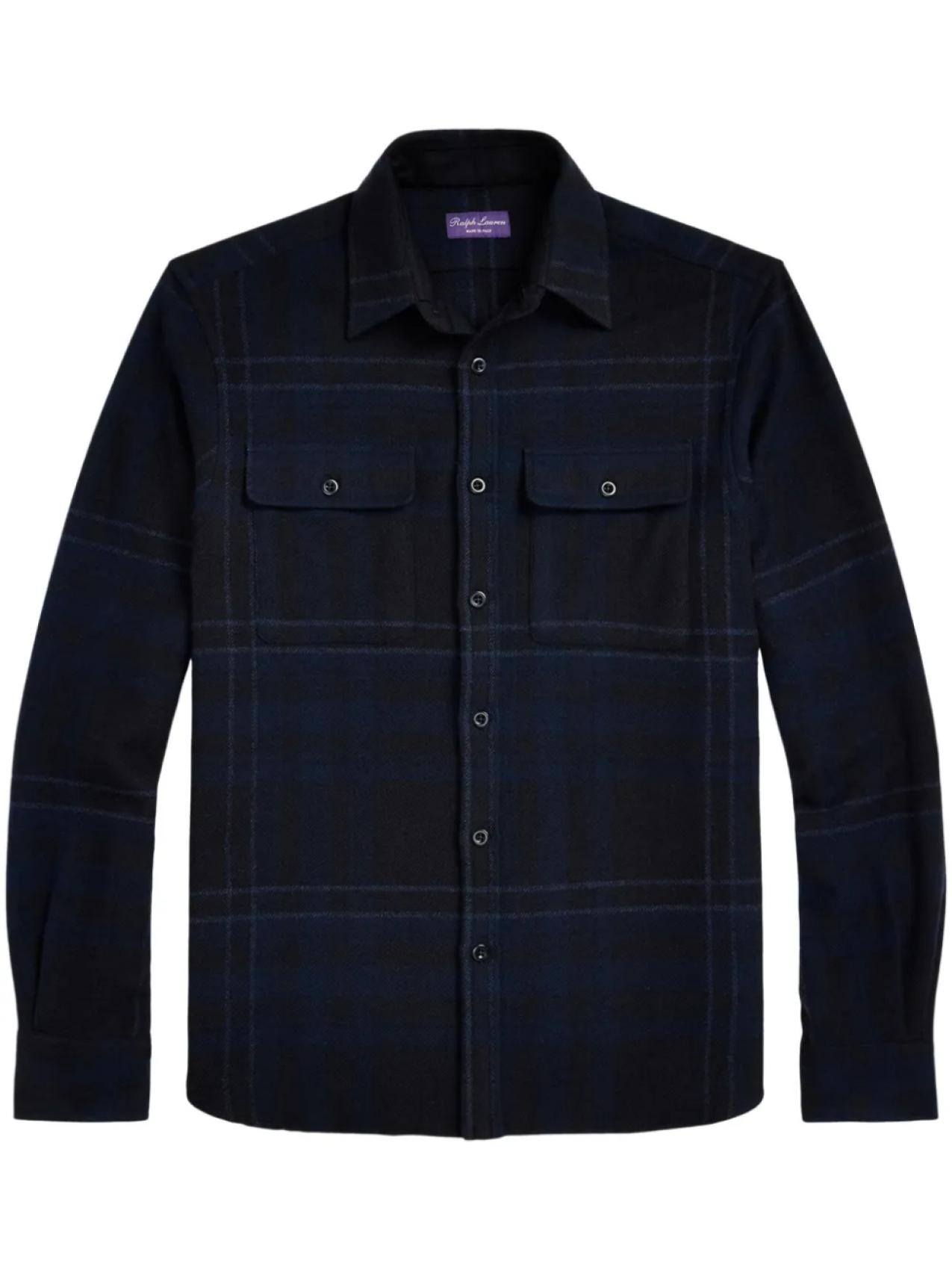 

Рубашка в клетку Ralph Lauren Purple Label, синий