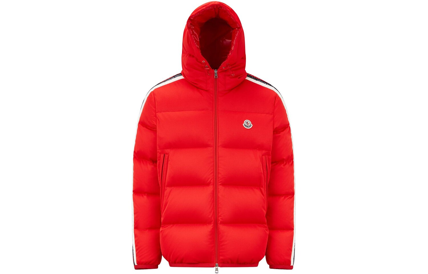 

Пуховик мужской красный Moncler