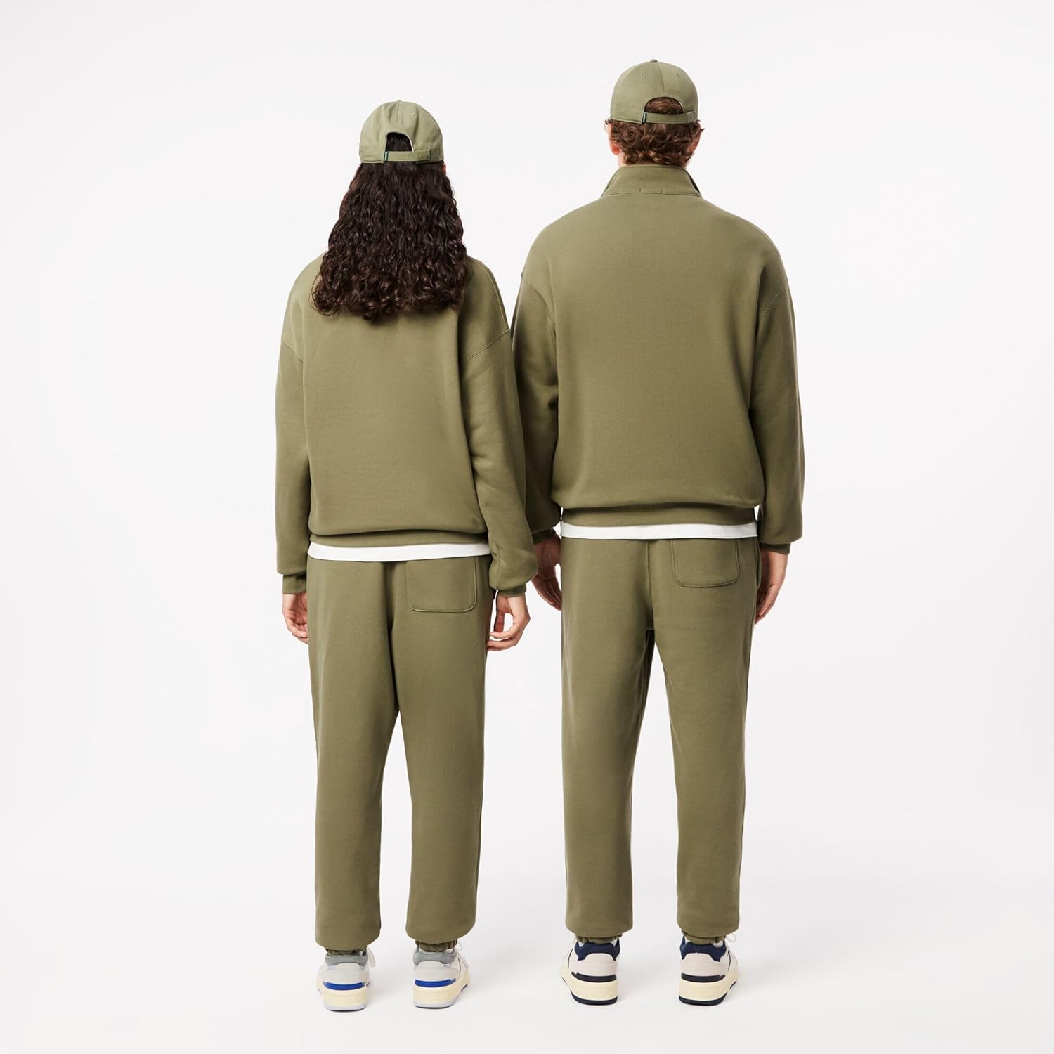 Брюки Lacoste Core Collection, мужские, свободный крой, хаки — фото 4