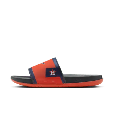 Шлепанцы Nike Offcourt (Houston Astros) Offcourt Slides, цвет Team Orange/Dark Smoke Grey/Midnight Navy — фото 2