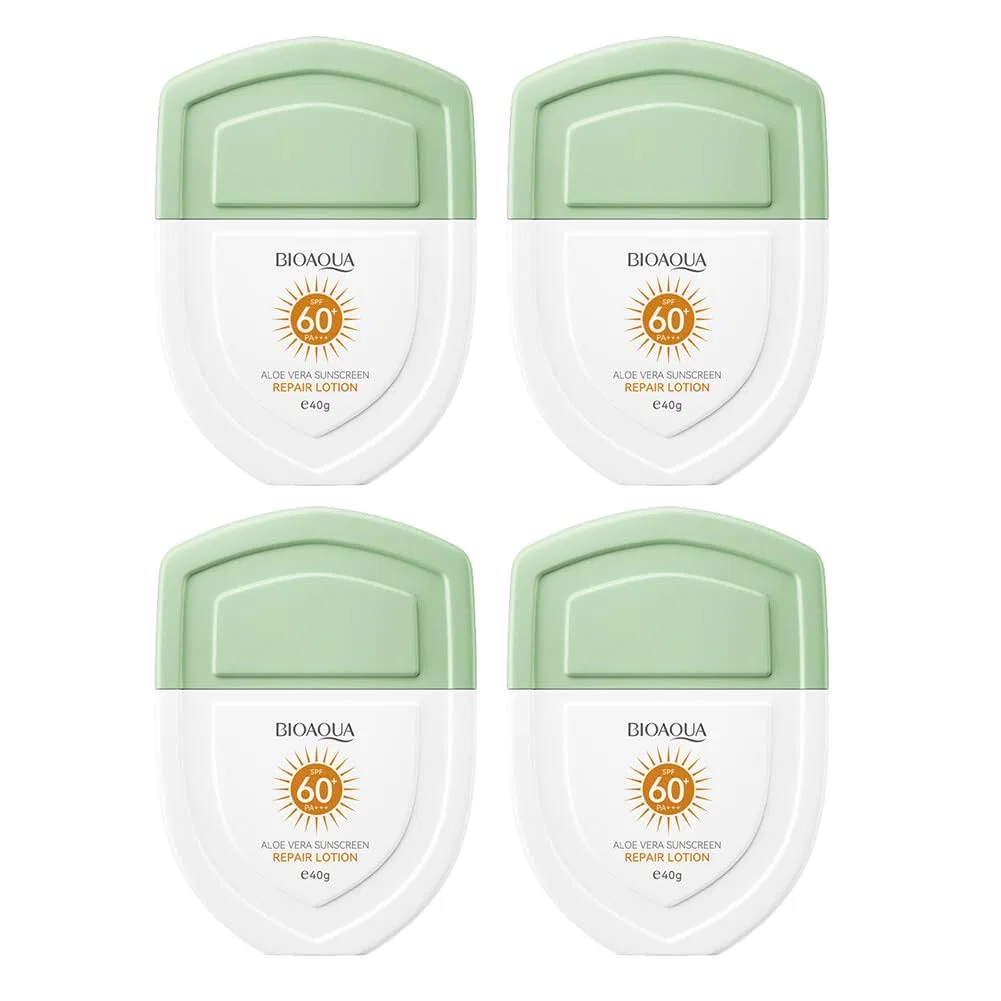 Увлажняющий солнцезащитный крем с алоэ вера SPF 30+ Jawseu, 4 Pieces.