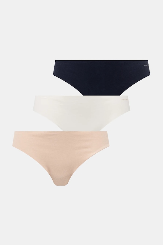 

Хлопковые стринги 3 шт Tommy Hilfiger, бежевый