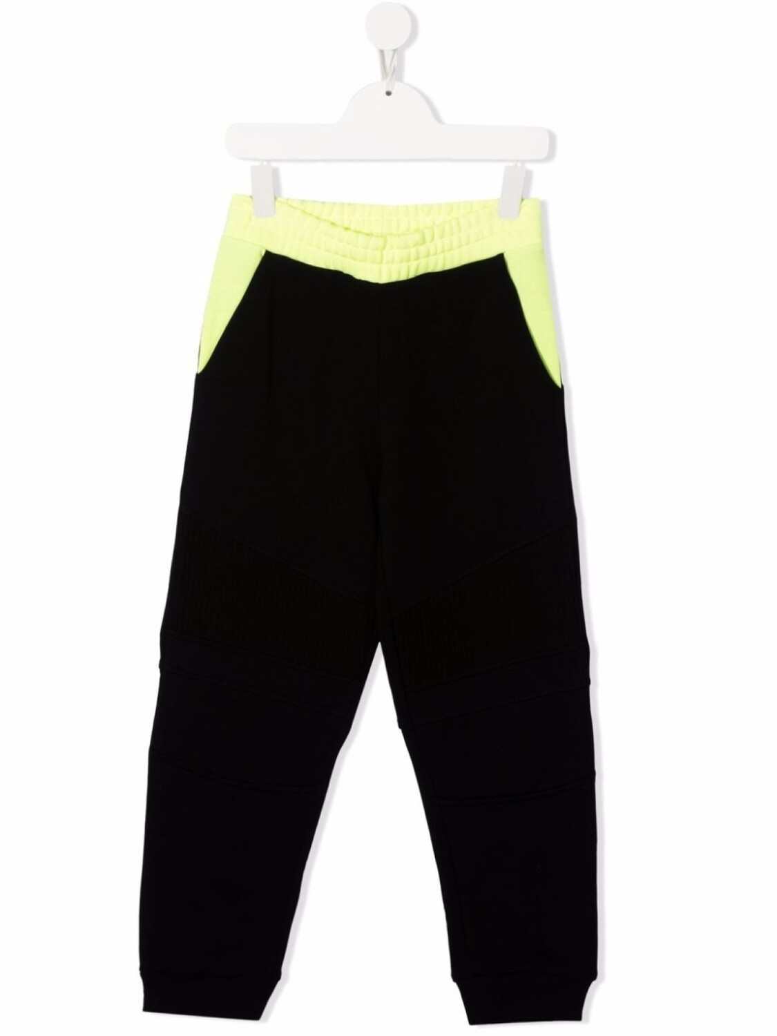 

Balmain Kids спортивные брюки в стиле колор-блок, черный