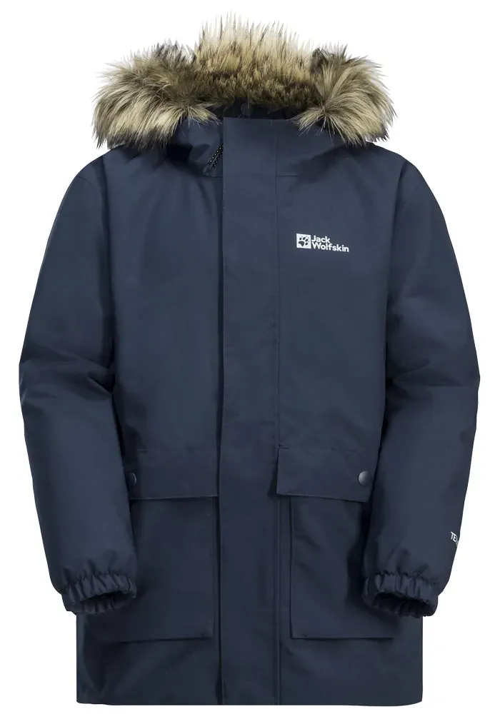 

Функциональная парка 3-в-1 Jack Wolfskin "COSY BEAR 3IN1 PARKA G", с капюшоном, синий