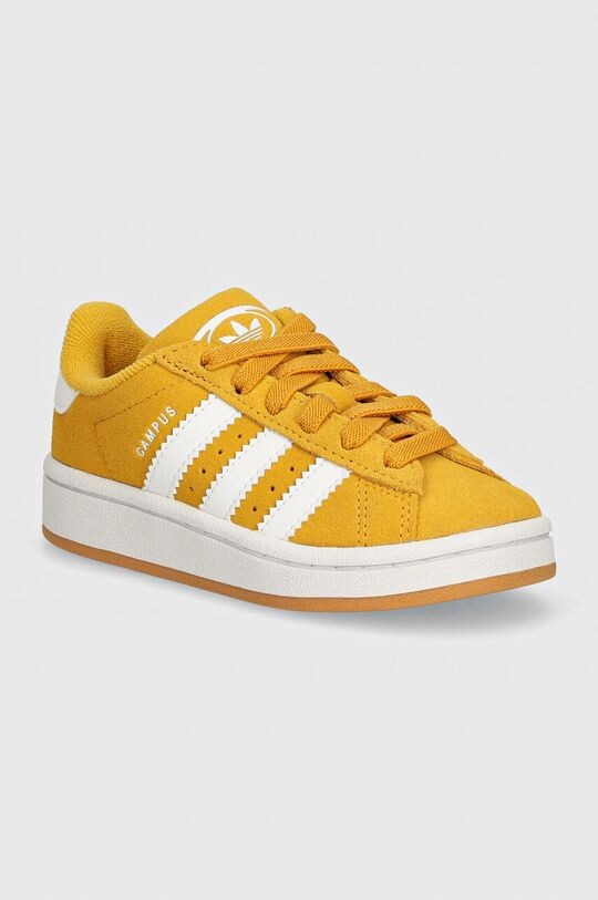 

Детские замшевые кроссовки CAMPUS 00s EL C adidas Originals, желтый