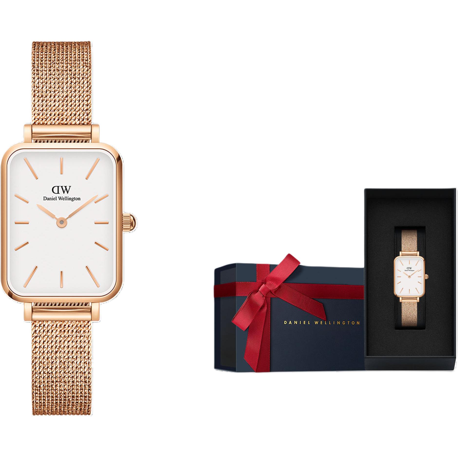 

DW/DanielWellington Часы Quadro Pressed Evergold 20x26mm