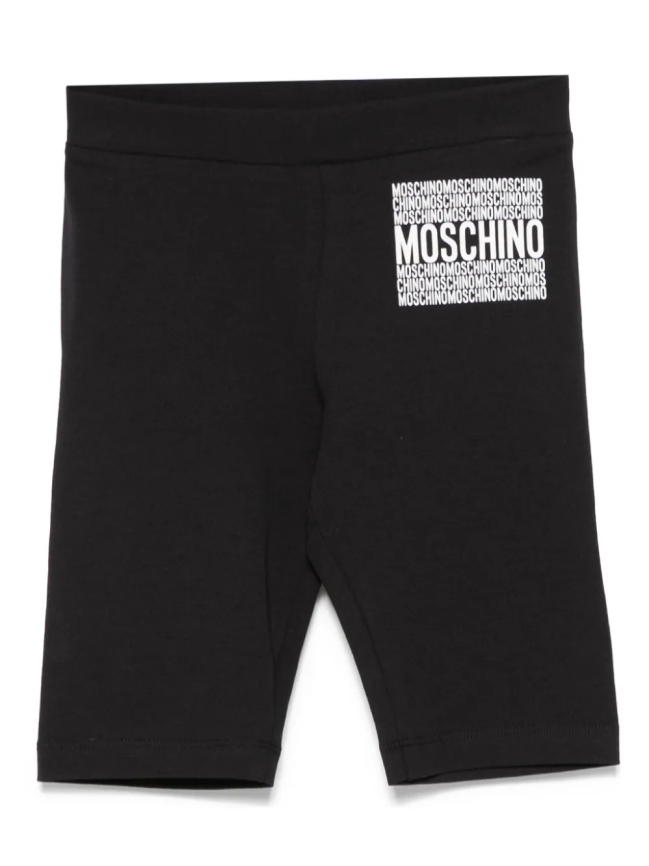 

Moschino Kids шорты с тисненым логотипом, черный