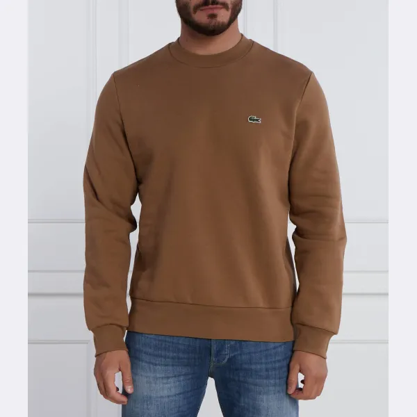 

Толстовка классического кроя Lacoste, коричневый