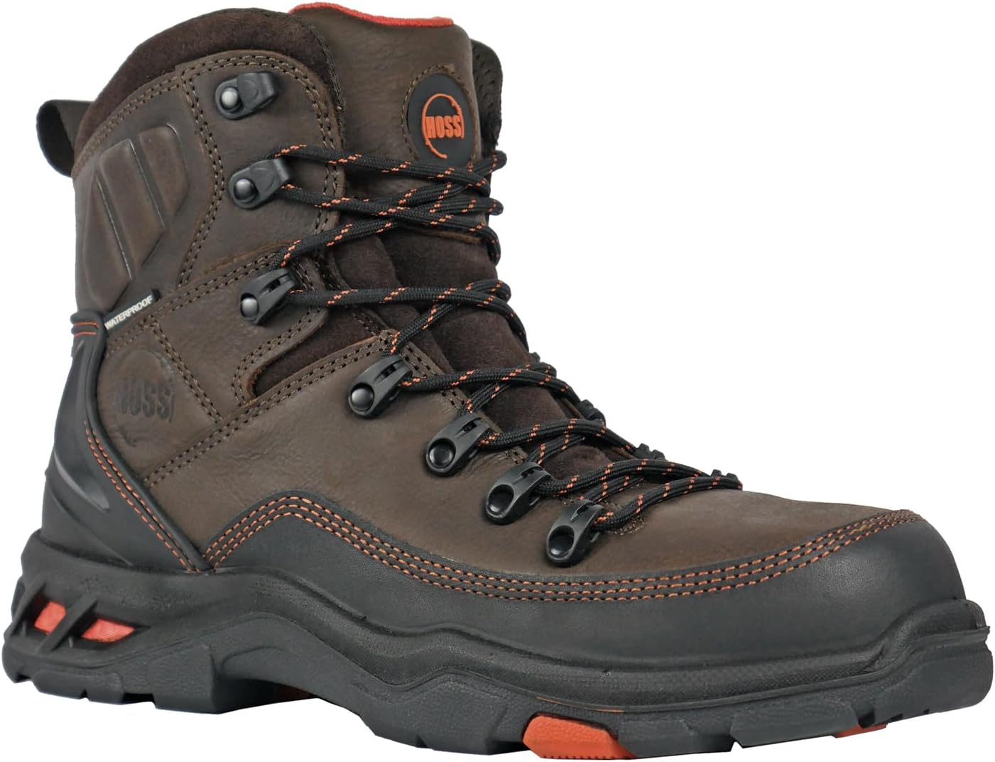 

Мужские ботинки Hoss, Traverse, 15 см, с композитным носком, водонепроницаемые, коричневый