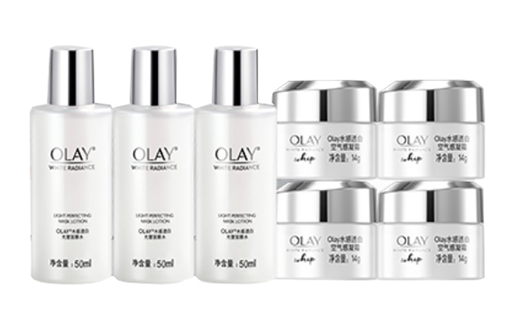 

Набор образцов тканевой маски, воздушного крема и увлажняющего лосьона увлажняющий и питающий набор из семи предметов Olay