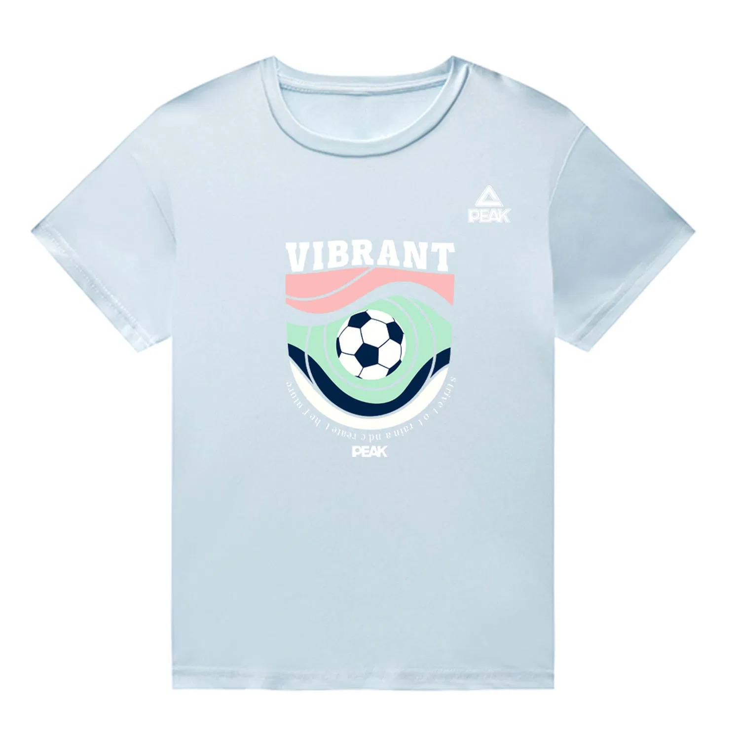 Футболка унисекс с круглым вырезом PEAK Light Blue