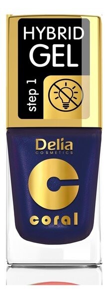 

Delia Cosmetics Coral Hybrid Gel Nail эмаль гибридный лак без лампы 63 Pearl Violet 11мл