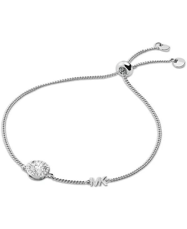 

Браслет-Слайдер из стерлингового серебра с кубическим цирконием Michael Kors, silver