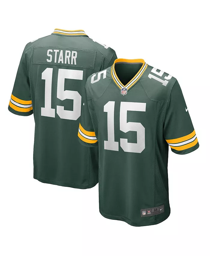 

Мужская игровая футболка Bart Starr Green Green Bay Packers из линейки Retired Player Nike