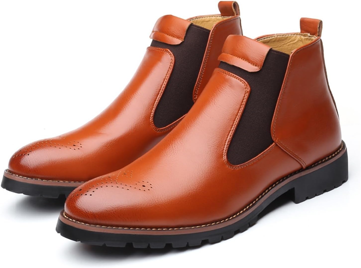 

Мужские водонепроницаемые ботинки челси Generic, желтый