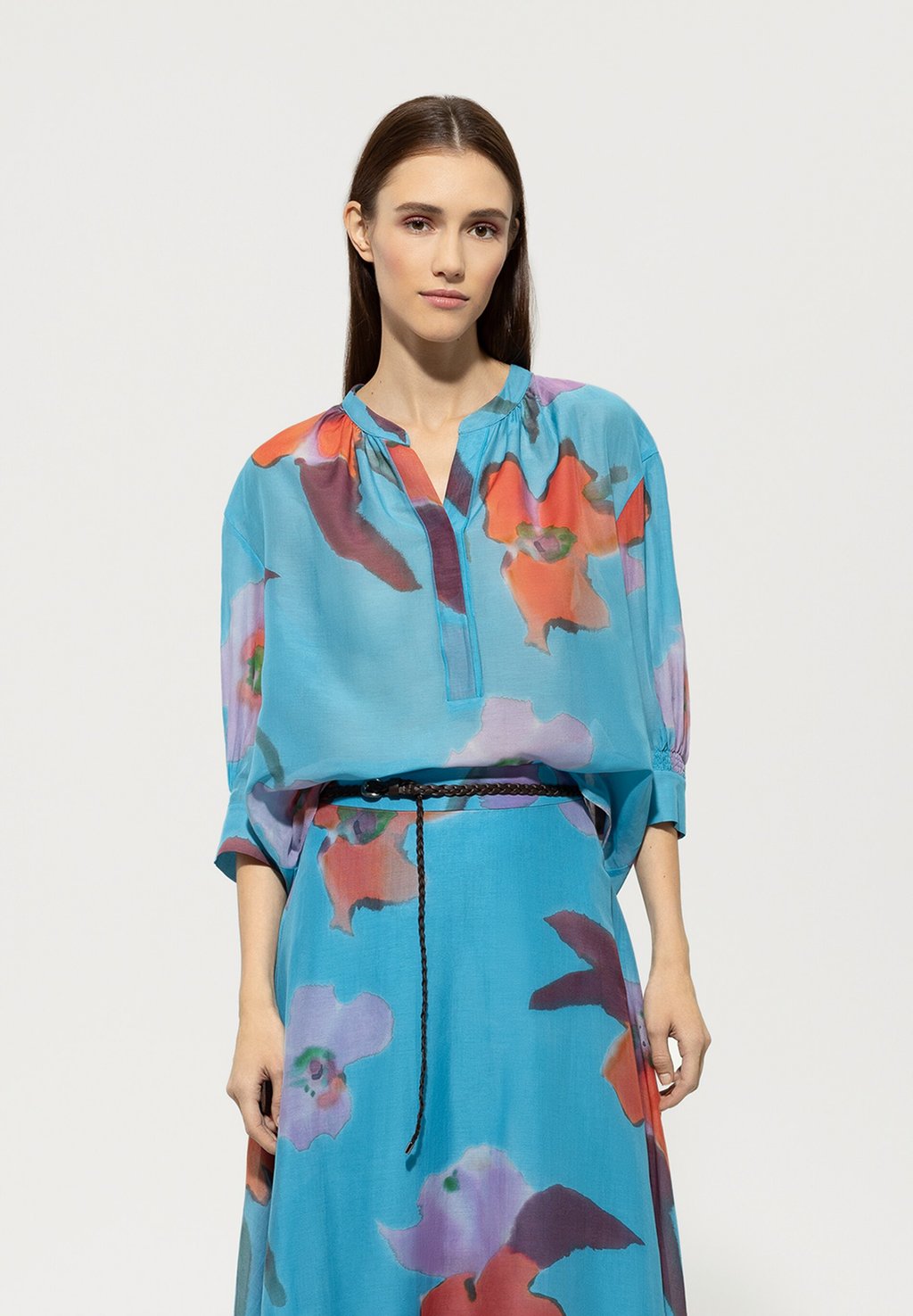 

Блуза MIT HIBISKUS-PRINT Luisa Cerano, мультиколор