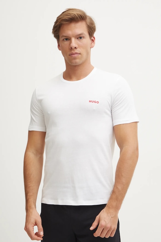 

Хлопковая футболка, набор из 3 штук, футболка rn triplet p HUGO, белый