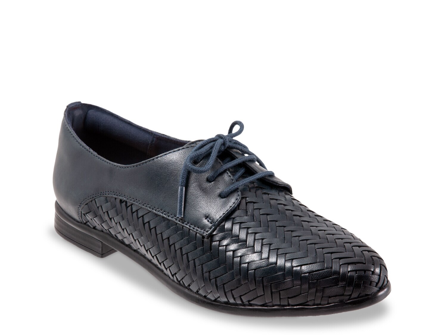 Туфли-оксфорды Trotters Lizzie Herringbone, темно-синий