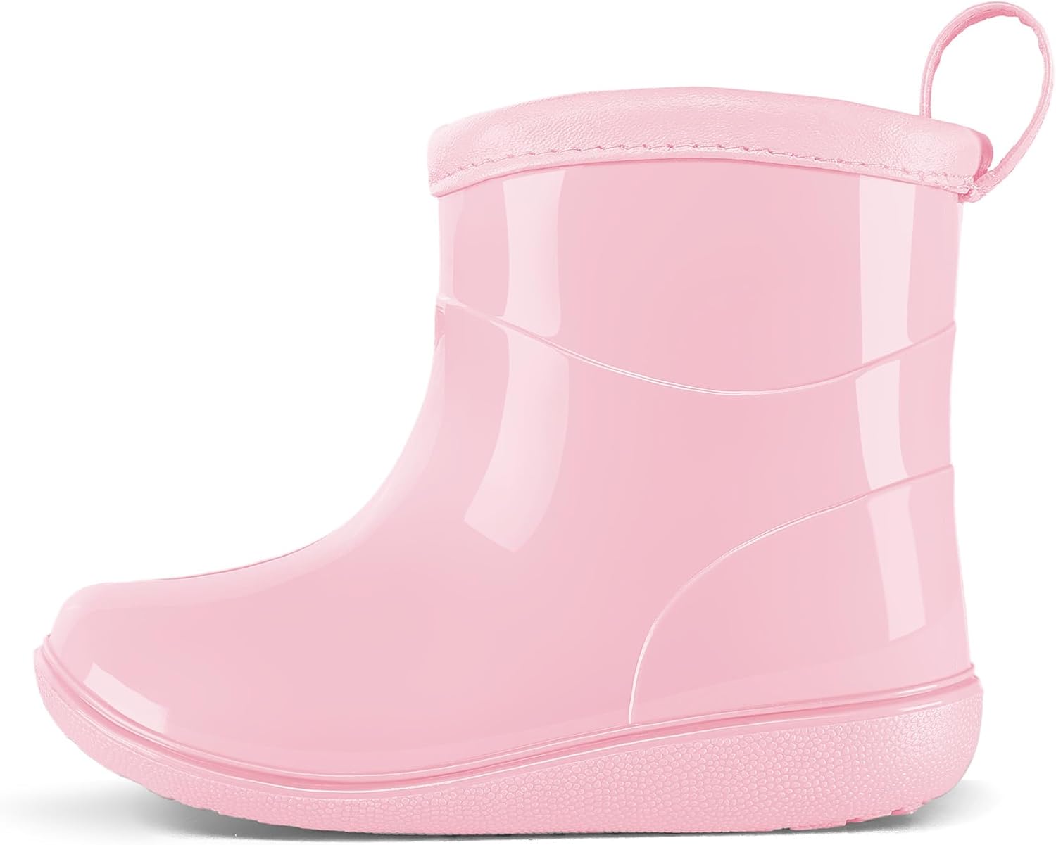 

Резиновые сапожки для малышей K KomForme, удобная обувь от дождя для мальчиков и девочек, водонепроницаемые, легкие, для улицы, Pink