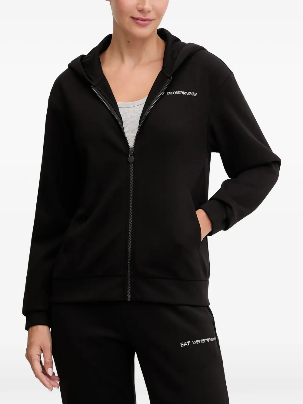 

Спортивный комплект с логотипом Ea7 Emporio Armani, черный