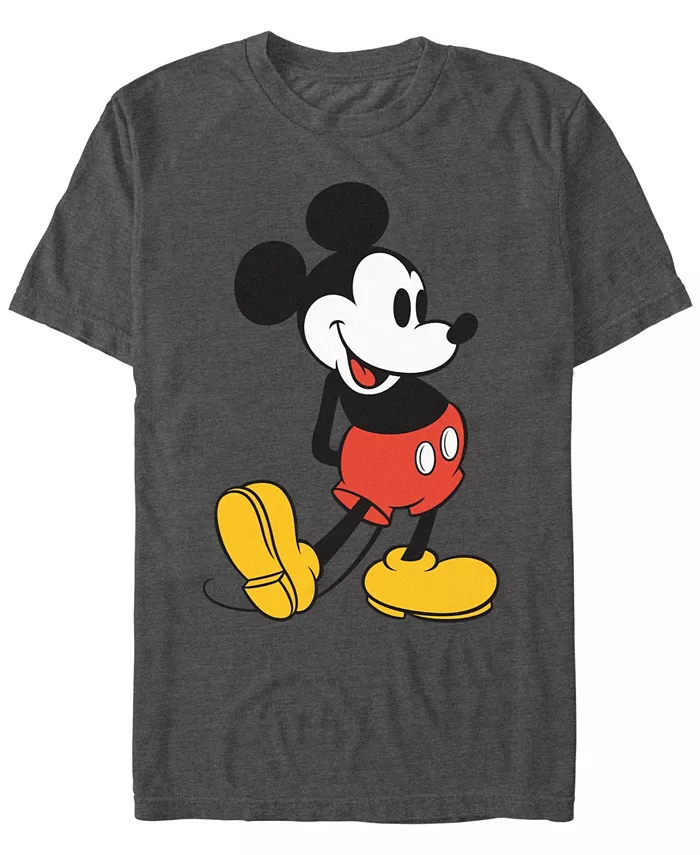 

Мужская классическая футболка с коротким рукавом Mickey Mickey Classic, серый