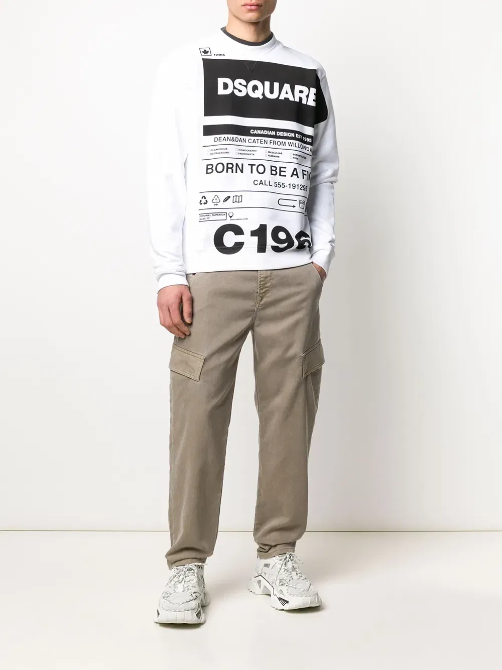 Джинсы D-Krett JoggJeans DIESEL, бежевый — фото 2