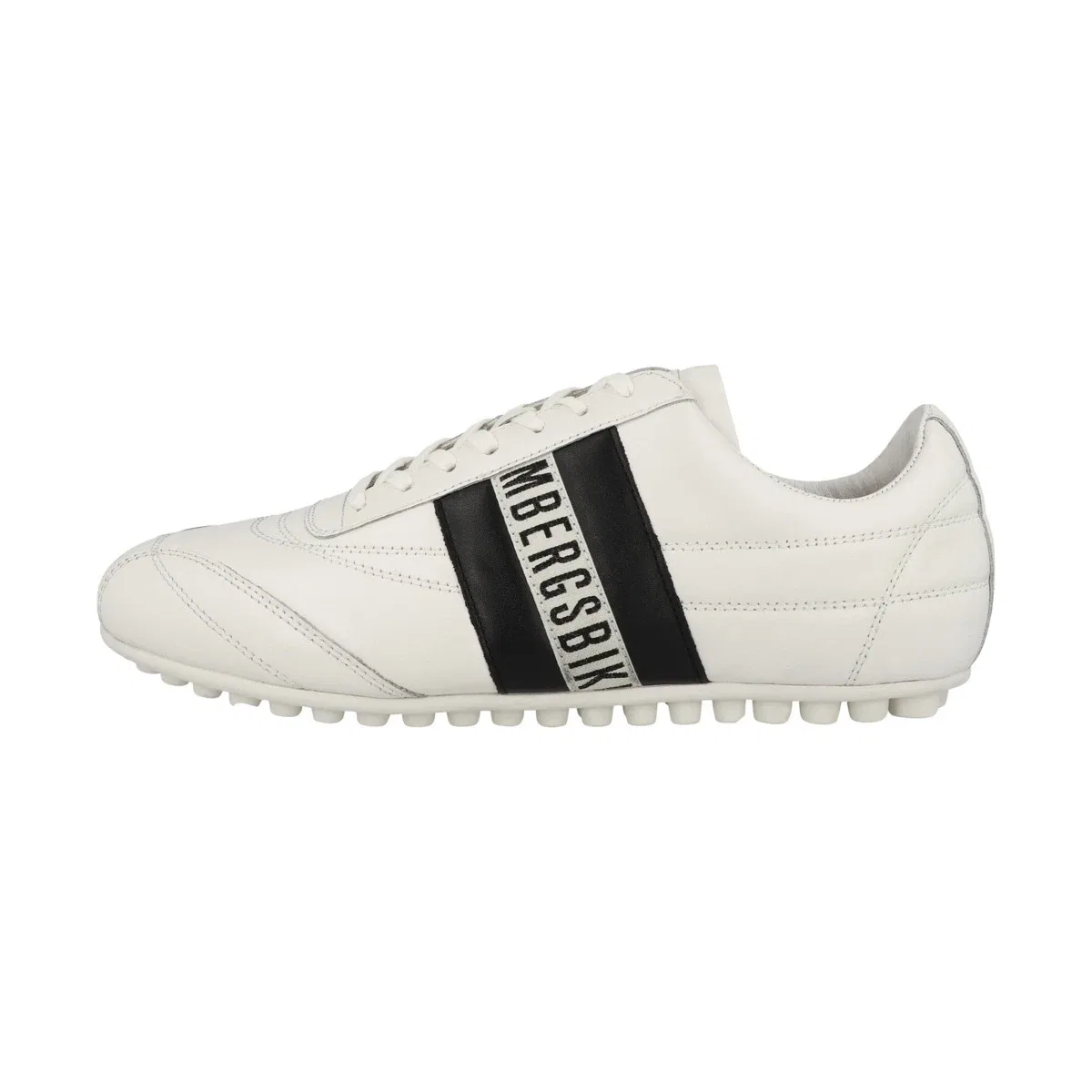 Кроссовки низкие Soccer из гладкой кожи Bikkembergs, белый/черный
