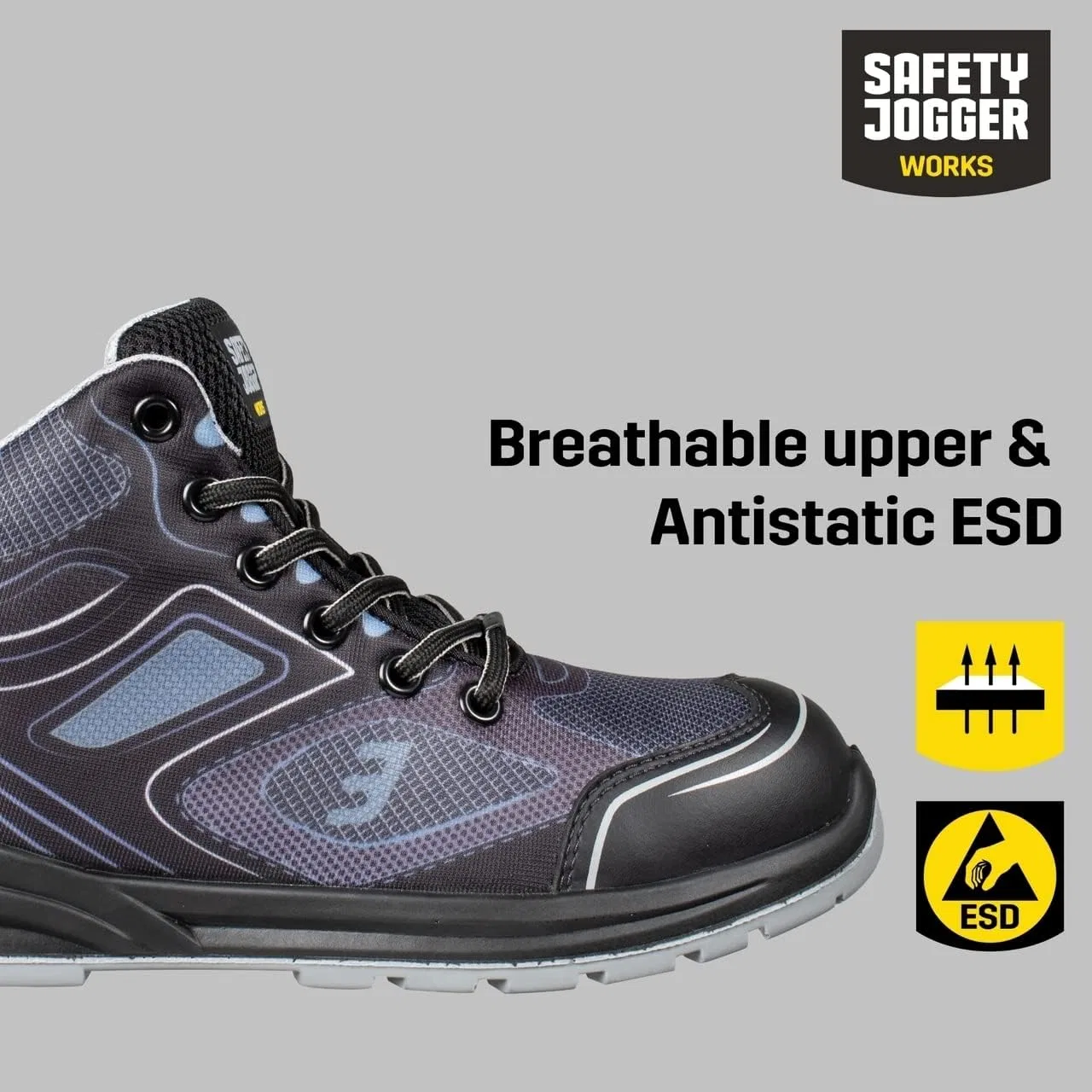 Защитная обувь SafetyJogger Cador Mid S1P SAFETY JOGGER, Darkblue — фото 2