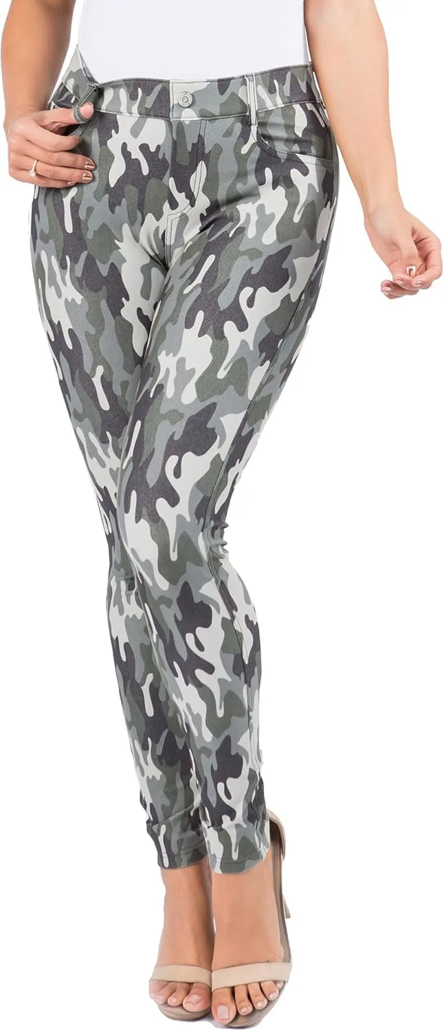 

ICONOFLASH Women's Stretch Jeggings с 5 карманами