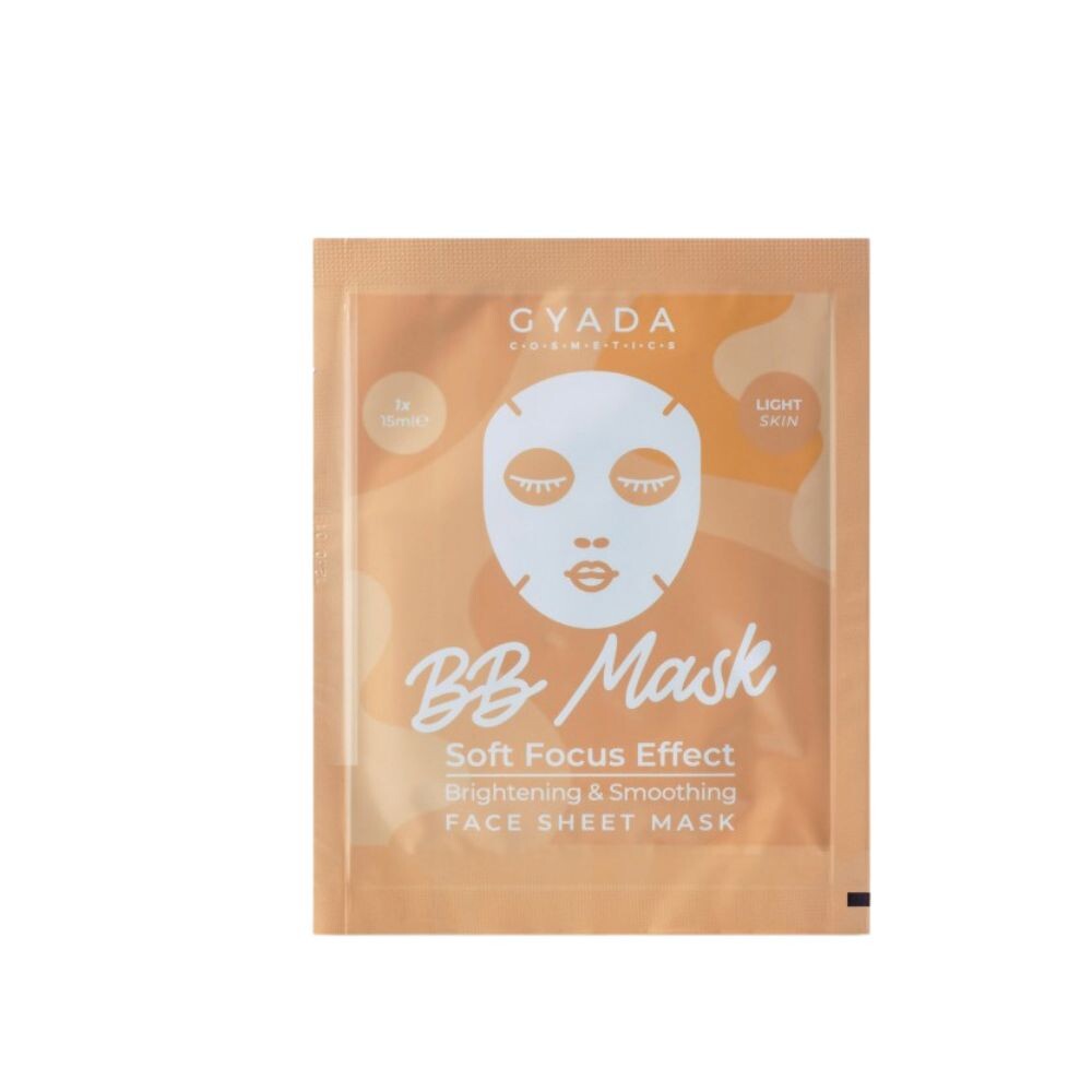 

Маска для лица Bb mask brightening & smoothing sheet mask light Gyada cosmetics, 1 шт