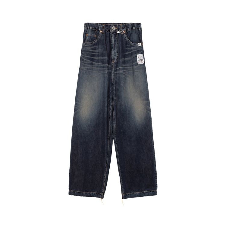 

Джинсы Maison Mihara Yasuhiro Logo Patch Jeans Indigo, синий
