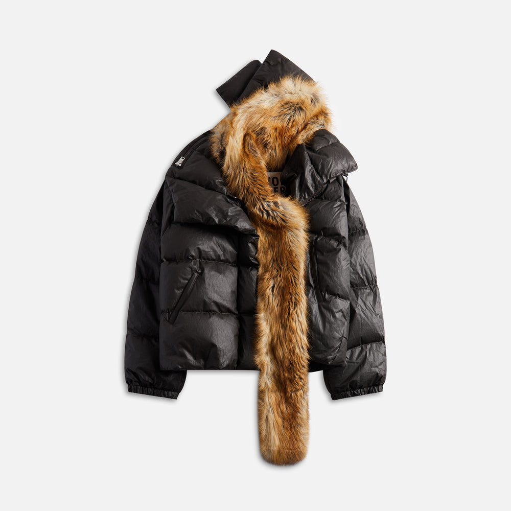 

Пуховик Ottolinger Deconstructed Double Zip Puffer Jacket, коричневый
