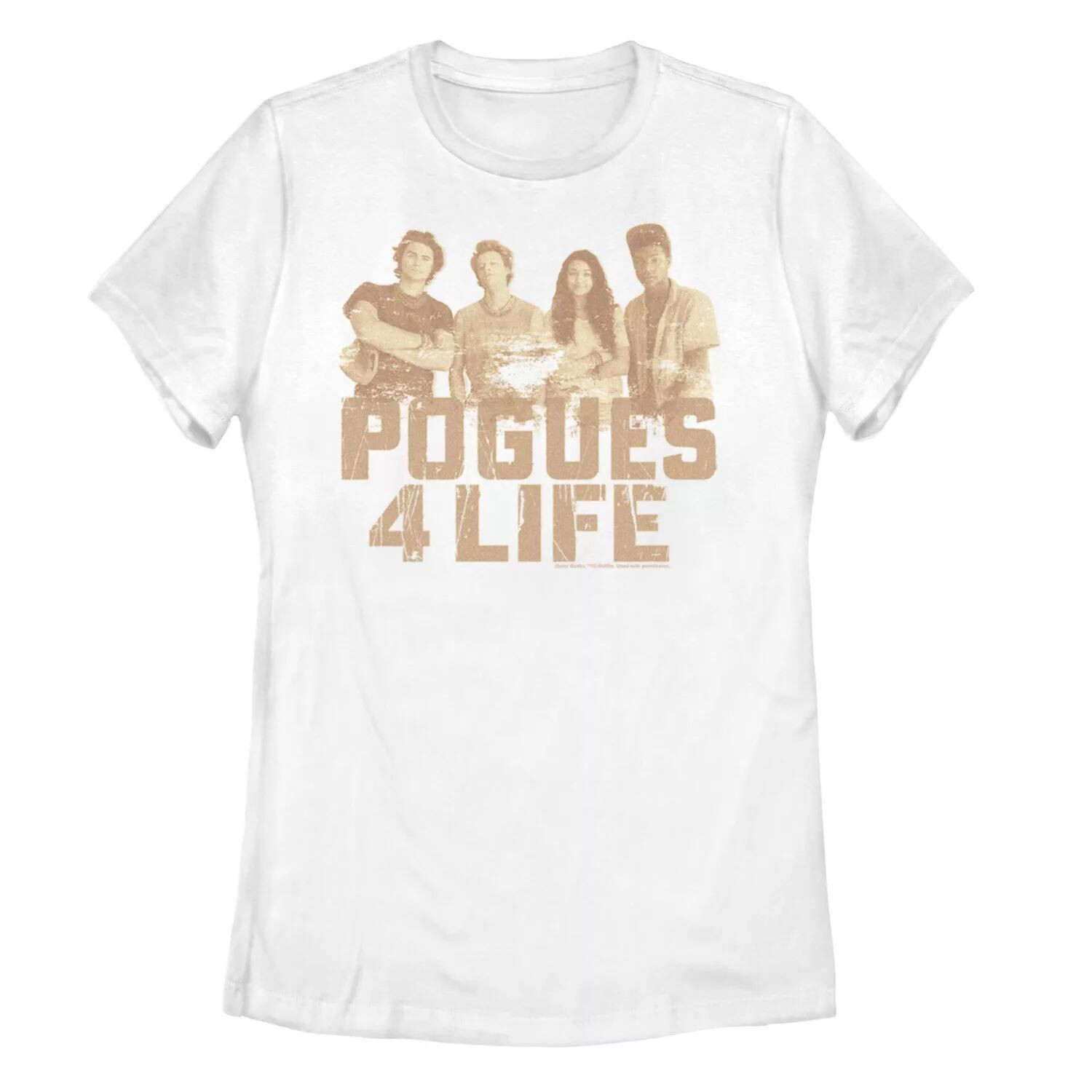 

Футболка Outer Banks Pogues 4 Life для юниоров с портретом Licensed Character