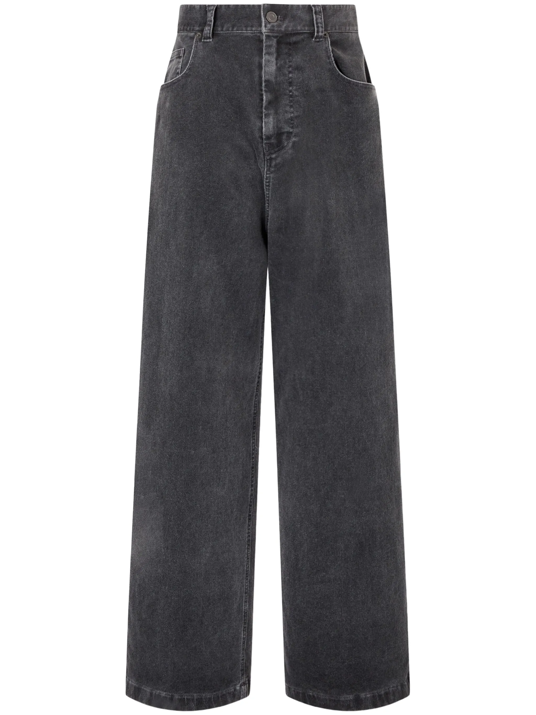 

Прямые брюки с завышенной талией Studio Tomboy, серый