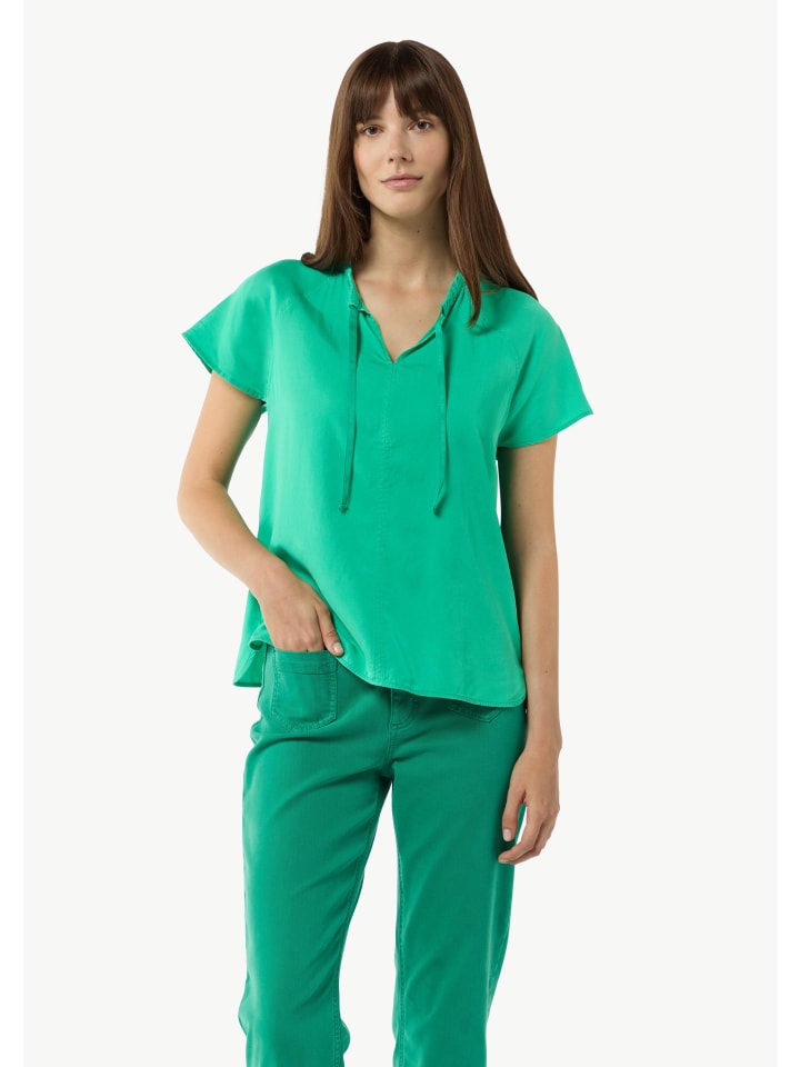 

Блуза comma CI Bluse kurzarm, зеленый