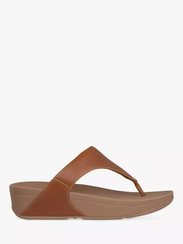 Шлепанцы FitFlop Lulu leather, цвет tan