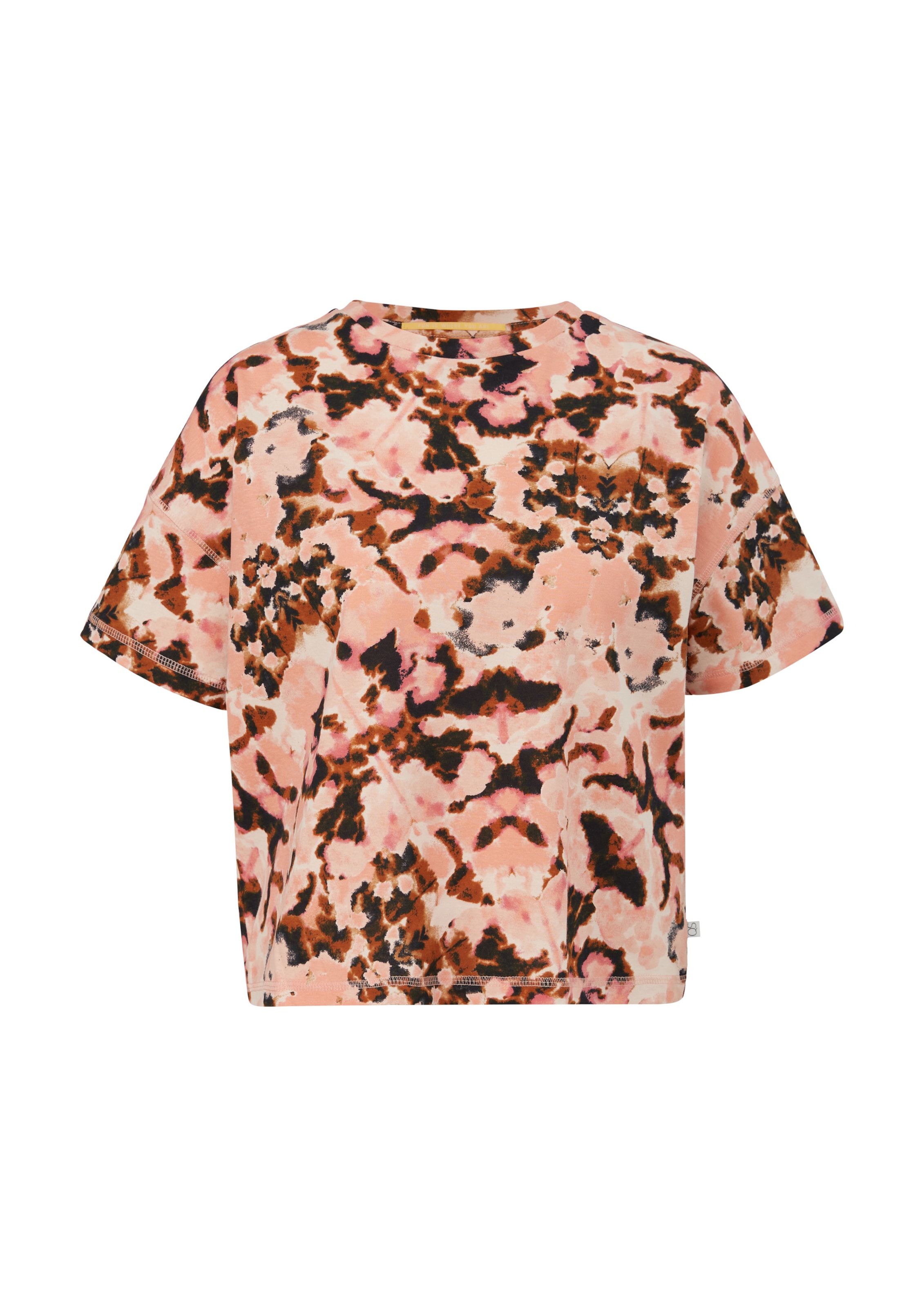 

QS Футболка в оранжевом цвете, Оранжевый, QS Футболка в оранжевом цвете