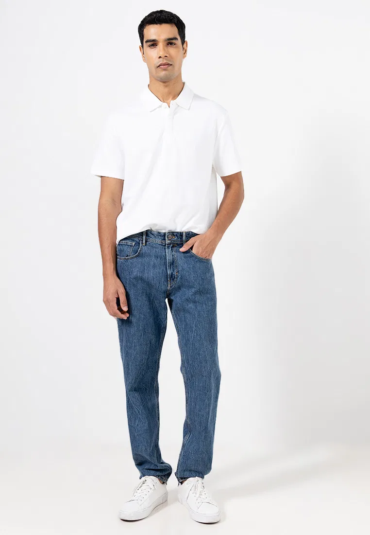 Поло Calvin Klein Jeans из хлопка, ярко-белый — фото 4