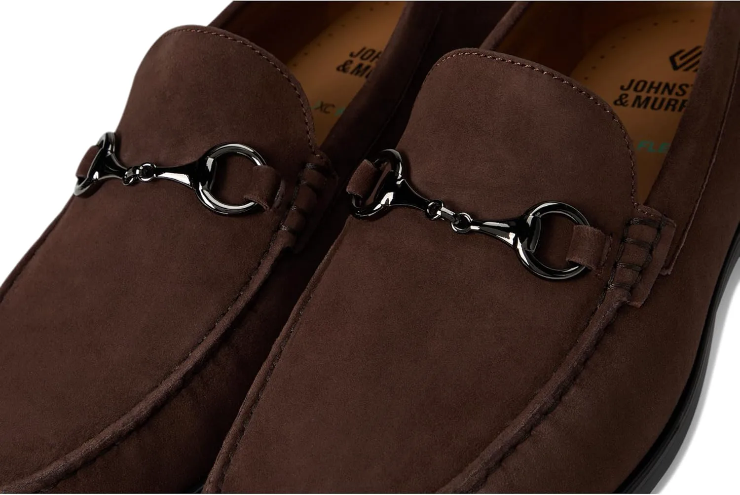 Мужские туфли Johnston & Murphy Harrison Bit Slip On, темно-коричневый — фото 2