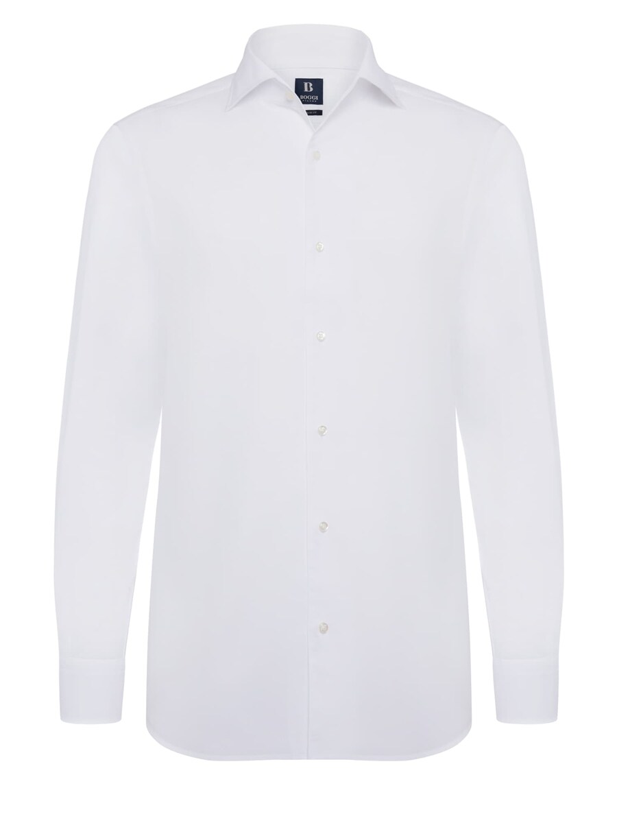 

Повседневная рубашка Boggi Milano Regular fit Button Up Shirt, белый