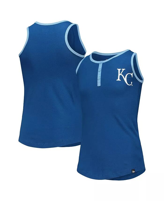 

Топ-майка «Henley» для больших девочек Royal Kansas City Royals New Era