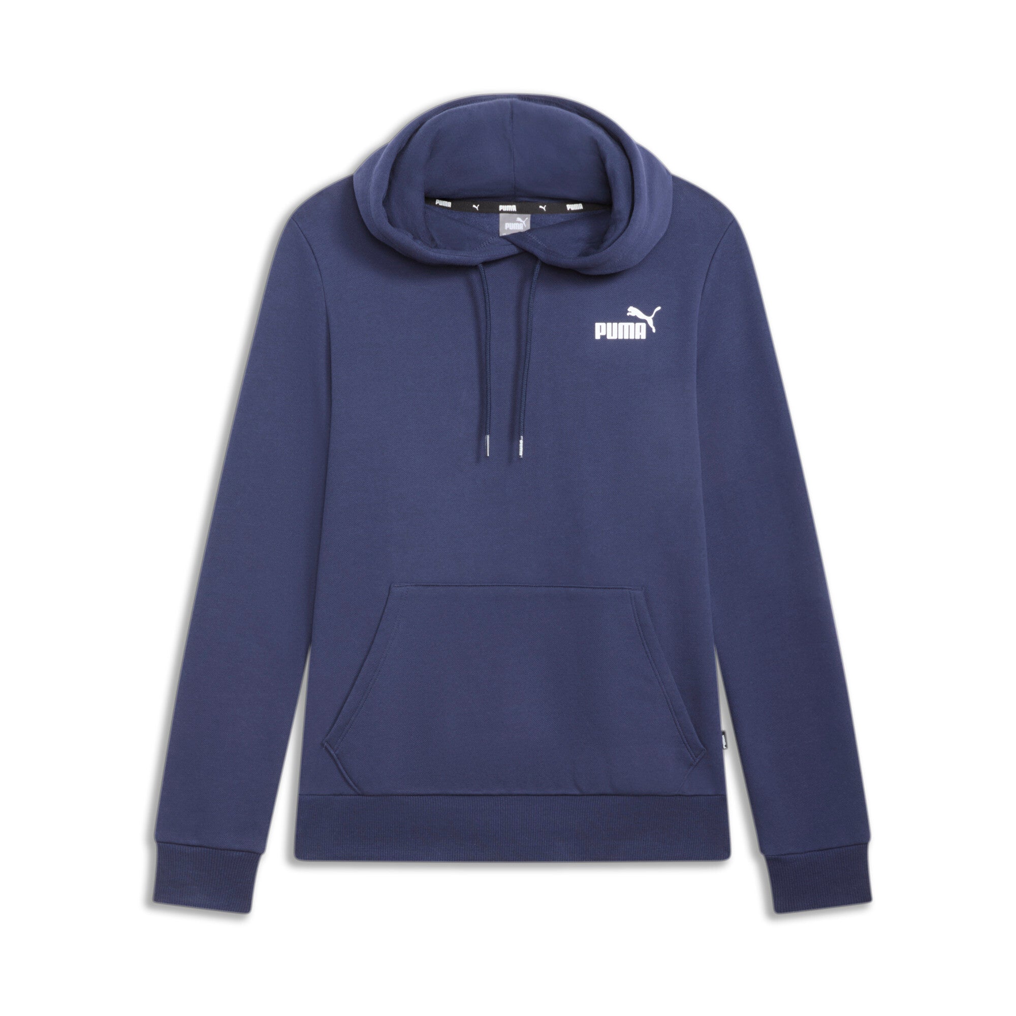 

Женская толстовка с капюшоном ESS с маленьким логотипом PUMA, темно-синий