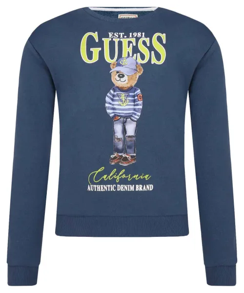 

Толстовка Regular fit Guess, синий