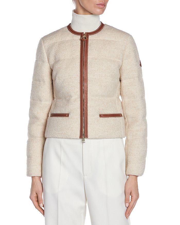 

Пуховик Moncler Serinde Букле, коричневый/бежевый